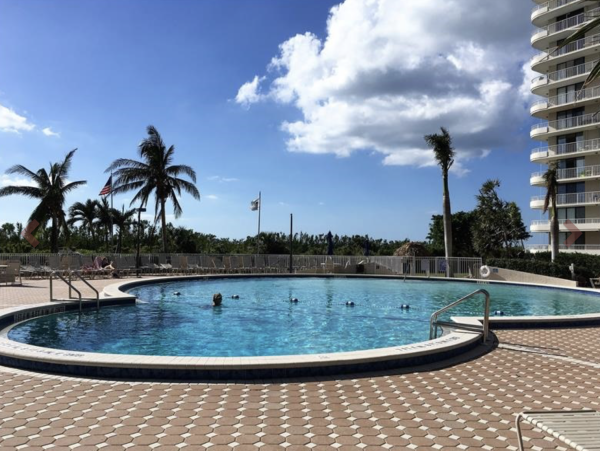 Marco Island Beachfront Condo Views Large Balcony